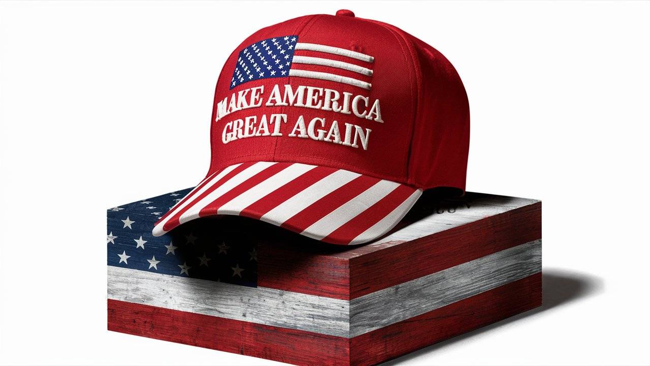 Cap saying Make America Great Again