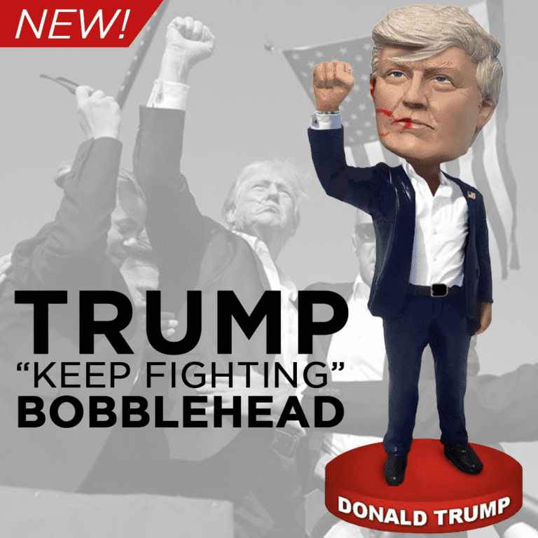 keep fighting trump bobblehead