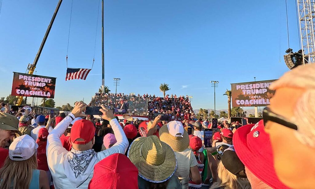 Trump Coachella Rally